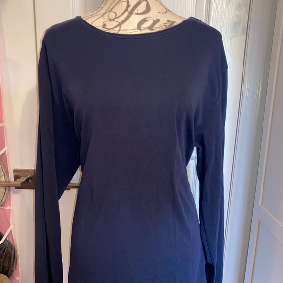 Long sleeved boat neck shirt - Picture 1 of 3